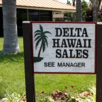 Delta Hawaii Sales Sign