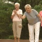 Pine Ridge South Residents Playing Bocce Ball